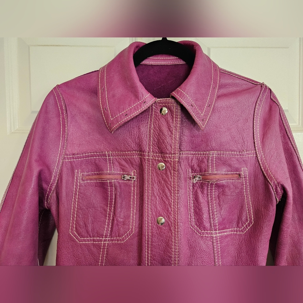 Reversible leather/suede jacket - Picture 7 of 16